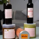 بكج العناية بالشعر العلاجي حنه لون بني وسدر مع تونر وزيت التباهي ومشاط
